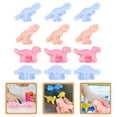 thumbnail image 3 of 12pcs Dough Dinosaur Toys Plastic Molds Dinosaur Maker Clips for Clay Modeling, 3 of 7