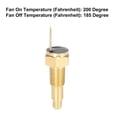 thumbnail image 3 of 1/8 in Thermostat Fan Switch, 200F On - 185F Off Engine Cooling Switches Sensor, 3 of 9