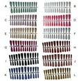 thumbnail image 2 of 24 Pieces False Nails Glitter Shimmering Powder Full Cover Artificial Nail Tips Simple Operation Fingernail Decal DIY Accessory gold, 2 of 8