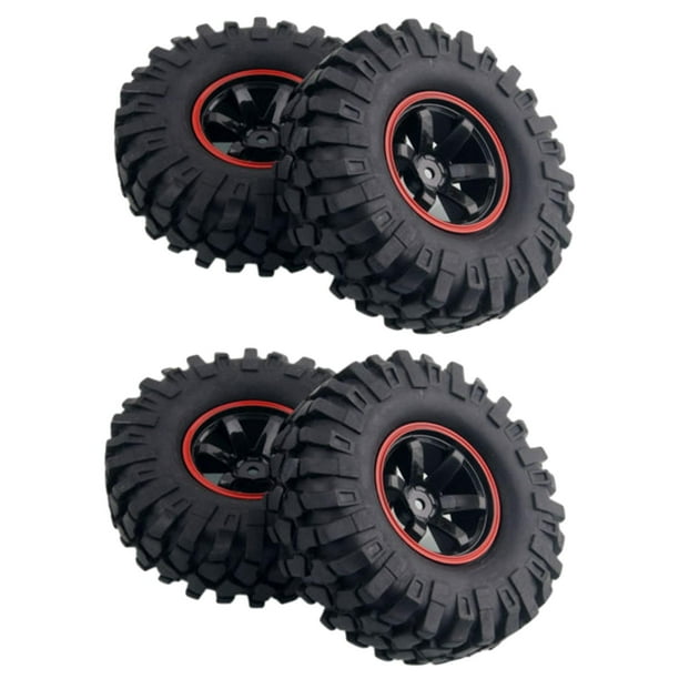 ruedas y neumáticos rc 4 Uds 108mm 1,9 "neumáticos y llantas de ruedas para Axial SCX10 90046 D90 modelo de coche piezas de bricolaje Magideal ruedas y neumáticos rc