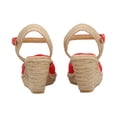 thumbnail image 3 of Alpargata En Plataforma De Yute Para Mujer Color Rojo Cherry Platonia FRIDA-01-ROJO, 3 of 5