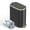 Black-J, variant on KSSKSS 2.6 Gallon/10L Slim Stainless Steel Bathroom Trash Can with Lid, Soft-Close Small Garbage Bin for Narrow Spaces, Black