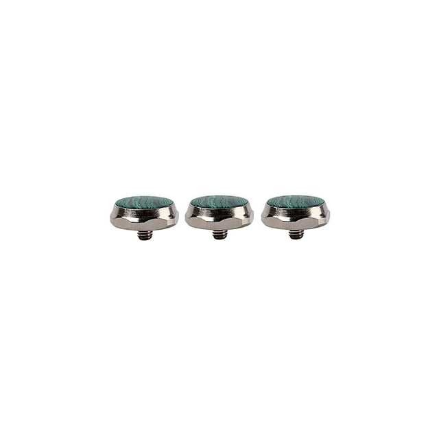 Wweixi 3 Pieces Trumpet Button Replacement Universal Repair Component Small Metal Music Playing Fingers Keys Brass Instrument Component Type 1