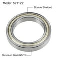 thumbnail image 2 of Uxcell Deep Groove Ball Bearings Thin Section Double Shielded Chrome Steel 55x80x13mm, 2 of 5