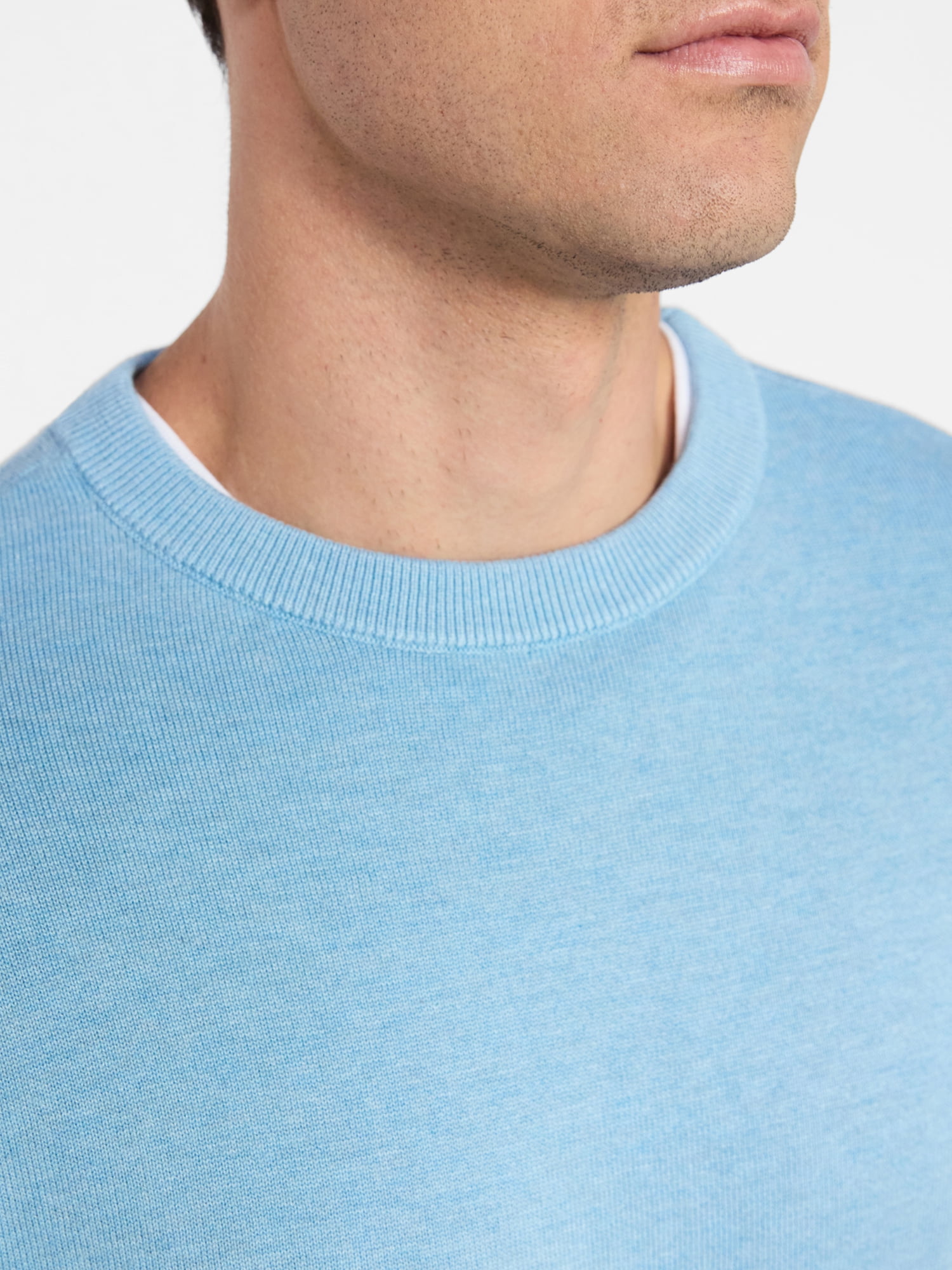 George Men's & Big Men's Relaxed Fit Lightweight Crewneck Sweater, Sizes XS-3XL