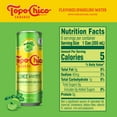thumbnail image 4 of Topo Chico Sabores Lime with Mint Extract Flavored Sparkling Water, 12 fl oz, 8 Pack Cans, 4 of 11