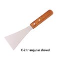 thumbnail image 2 of Billuyoard Cortador de madera Raspador conveniente Pala multipropósito Ligereza Amplia aplicación Usable Espátula antioxidante Cocina Cocina y Comedor Pala triangular C-2, 2 of 6
