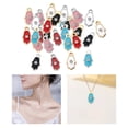 thumbnail image 1 of 30 Piezas de Suministros para Manualidades, Colgante de Dijes Mixtos para Manualidades, Hallazgos de Joyería, Accesorios para Bricolaje, Collar, Palma Macarena colgantes de collar, 1 of 8
