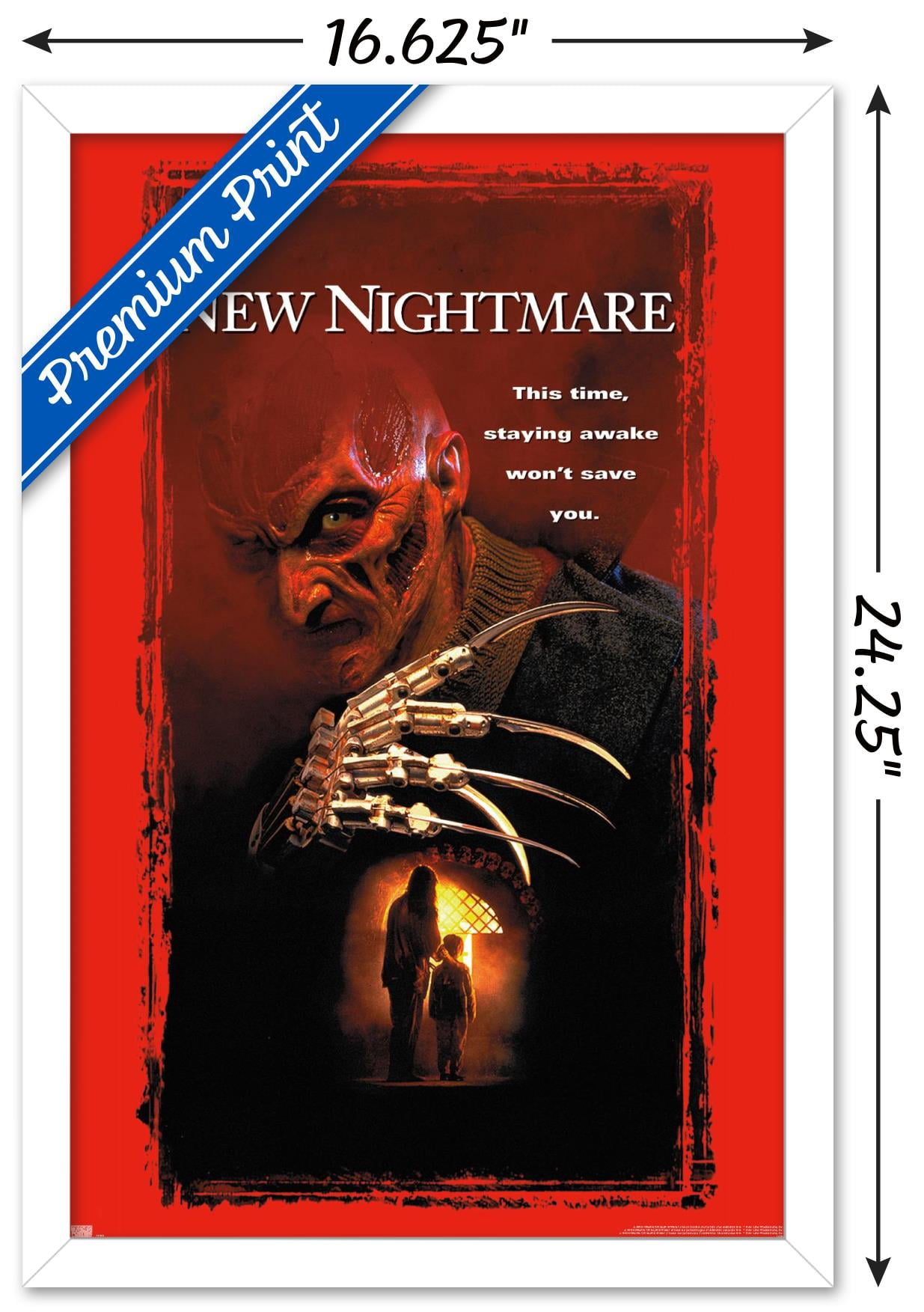New Nightmare - One Sheet Wall Poster, 14.725" x 22.375" Framed