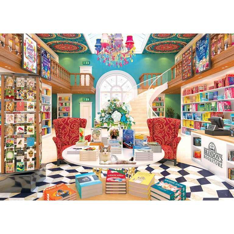 Cra-Z-Art Kodak 3000-Piece Brandon's Bookstore Jigsaw Puzzle for