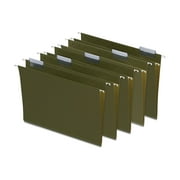 Staples Hanging File Folders 5-Tab Letter Standard Green 50/Box (266262) TR266262