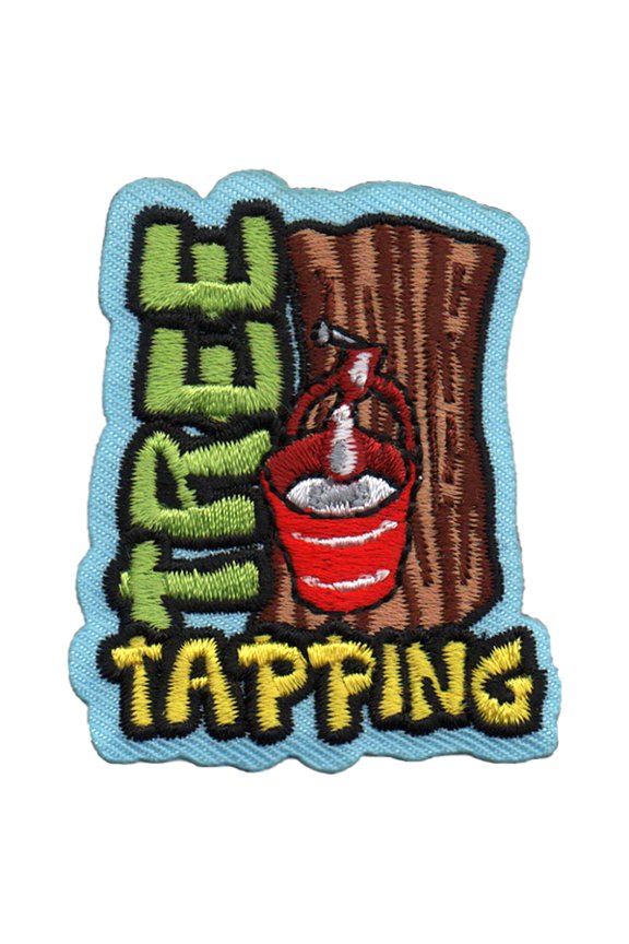 12 pieces 2" Custom Activity Scouts Applique Fun Patches - Tree Tapping Patch