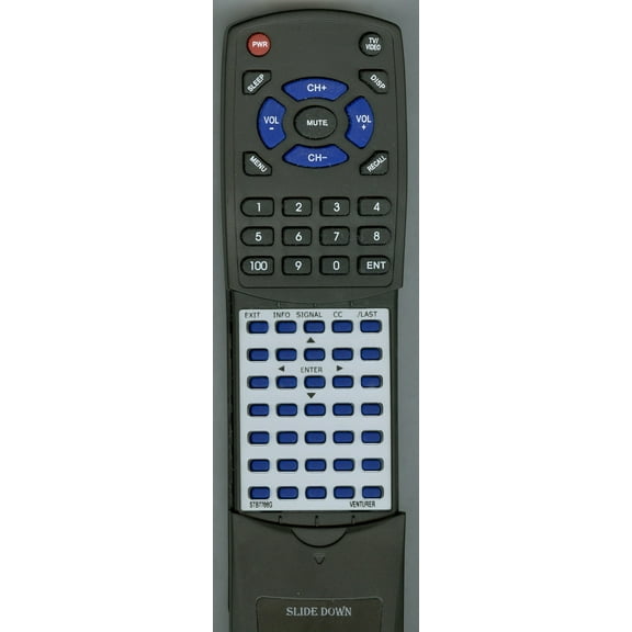 Replacement Remote for RCA RTSTB7766G, STB7766G1, STB7766C