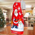 thumbnail image 2 of New Santa Claus Apron Christmas Tree Dinner Decoration Men And Women Home Kitchen Cooking Baking Oil-proof Apron, 2 of 2