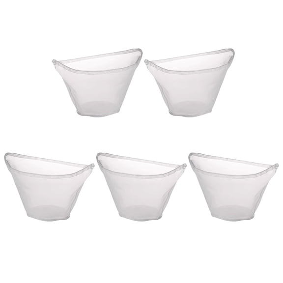 Pack of 5 Large Nut Milk Bags Reusable for Straining Oat Milk and Cheesecloth Food Strainer In Fine Mesh Designs