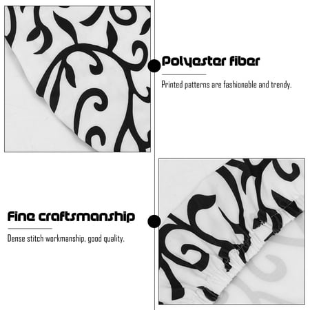 

Table Cover 1pc Durable Printed Stretch Tablecloth Round Short Stretch Table Cover
