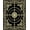 Black, Pattern 1, variant on ODIKA 2x3 Machine Washable Non-Slip Area Rug, Damask Vintage Artisan Flourish High Traffic Rug, Black, 598489
