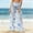 Swimwear-White, variant on Gamivast Beach Cover up Pants for Women Floral Graphic Mesh Wide Leg Beach Pant Boho Flowy Elastic Waist Lightweight Swimwea Summer Vacation Outfits