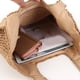 thumbnail image 4 of Bolsos Playa Verano Bolso Tejido Gran Capacidad para Mujer Bolsos Casuales (café), 4 of 9