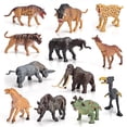 thumbnail image 2 of 12PCS Mini Prehistoric Mammal Toy Set - Hand-Painted PVC Animal Dolls - Birthday Gift for Kids, 2 of 6