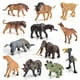 thumbnail image 2 of Mini conjunto de mamíferos salvajes con dientes de sable para niños Muñecos de animales Muñecos de pelo largo Muñecos de juguete Prehistóricos Cumpleaños Animales 12 modelos Educación, 2 of 8