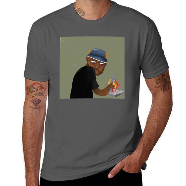 dilla donuts dibujos animados camiseta costumbres diseñe su propia blusa de secado rápido camisetas gráficas para hombres divertidas