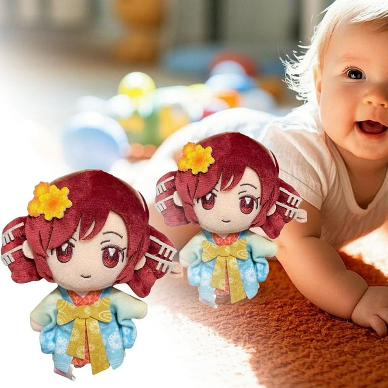 Kasane Teto Plush With Flower Petal Pin 7.9 Inch Nippurike Mascot