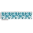 thumbnail image 2 of Ambesonne Vintage Green Fabric by the Yard Upholstery, Tropical Palm Leaves, 10 Yards, Petrol Blue Aqua, 2 of 4