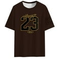 thumbnail image 4 of Razzly Size Small Mens Tops Loose Fit T Shirts for Men T Shirt Folder Board Pack of Mens T Shirts Night Shirts for Men Sleepwear Mens Big And Tall Tee Shirts Medium Shirts for Men Men(Brown,3XL), 4 of 7