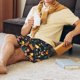 thumbnail image 5 of Fotbe Colorful Plants Mushroom Pantalones Cortos de Pijama para Hombre, Ropa de Dormir, Pantalones de Pijama Cortos para Hombre-X-Large, 5 of 6