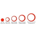 thumbnail image 2 of 3D Circles Ring Wall Stickers Room Wallpaper Home Decor, 2 of 8