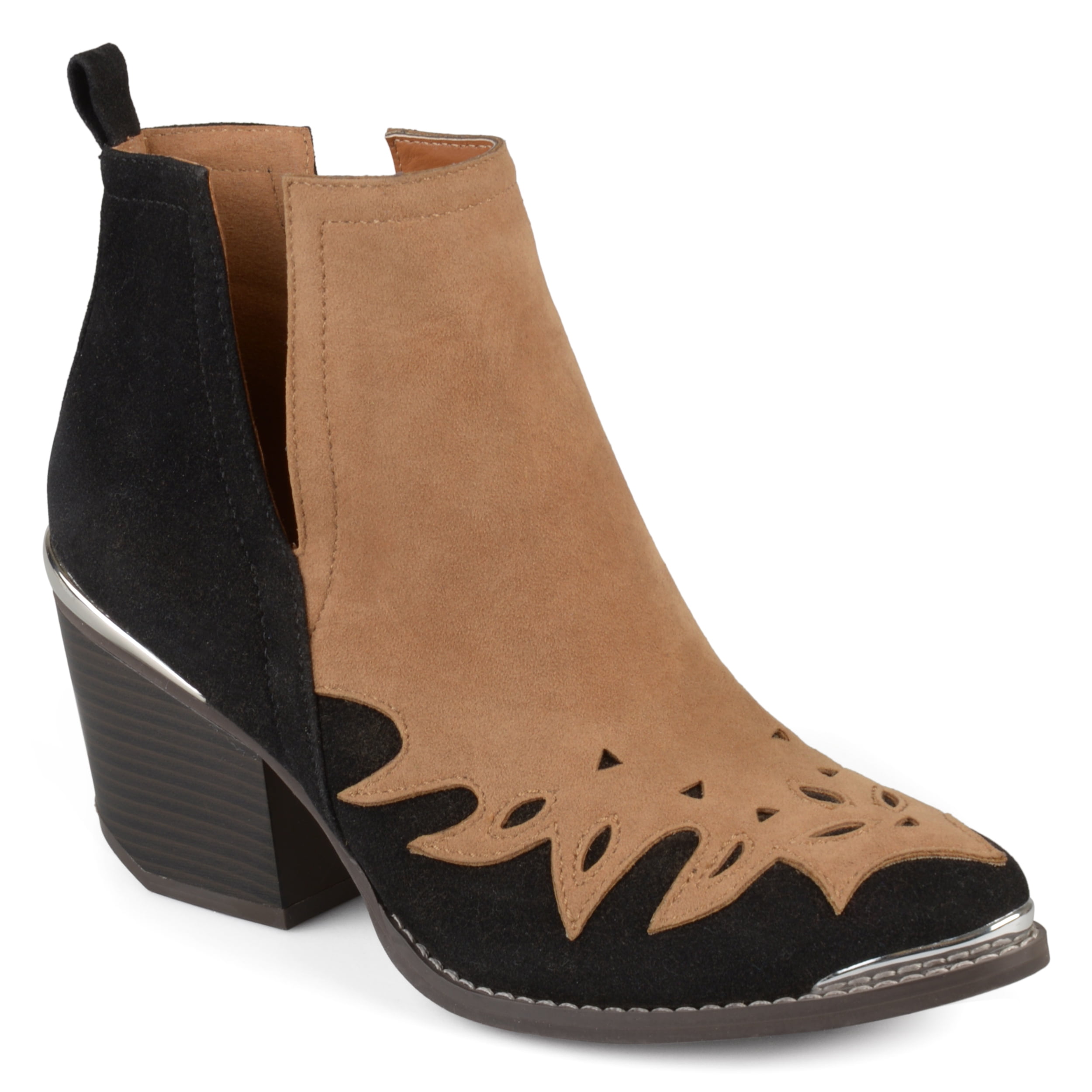 alyse v side western booties