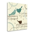 thumbnail image 2 of 20" x 20" Song Birds I By Veronique Charron - Print on Canvas Fabric Multi-Color, 2 of 2