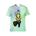 thumbnail image 2 of Cartoon Character Luigi's Mansion Unisex Short-sleeve Shirt For Men Women Novelty 3D Print T-Shirt Soft Comfortable Tee Shirts, 2 of 7