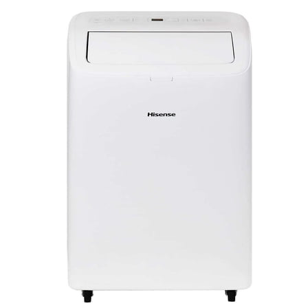 Hisense 8,000 BTU Portable Air Conditioner with Dual Hose and Inverter, White