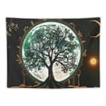 thumbnail image 5 of GOSMITH  Tree of Life Tapestry Sun and Moon Tapestry Aesthetic Galaxy Space Tapestry Psychedelic Eye Tapestries Black Tree Tapestry for Bedroom Painting, 5 of 6