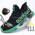 thumbnail image 2 of Zapatos de seguridad ligeros con punta de acero para hombre, botas de trabajo ANTIPERFORACIONES, transpirables, industriales, indestructibles, 2 of 5