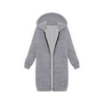 thumbnail image 3 of Kiijoy Toddler Girls Full Zip Long Hoodie Outerwear Jacket with Pockets, Sizes 3-4, 3 of 3