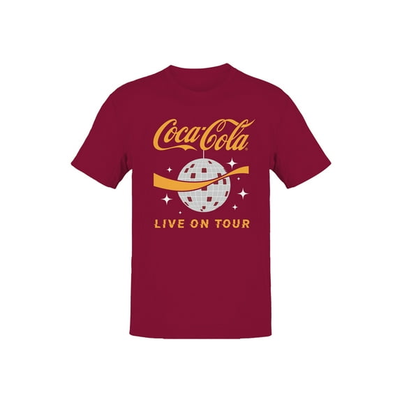 Officially Licensed Coca Cola Disco Tour Night Men's T-shirt
