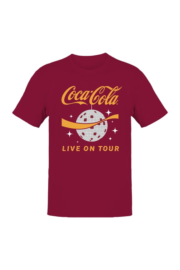 Officially Licensed Coca Cola Disco Tour Night Men's T-shirt