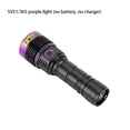 thumbnail image 3 of Soidarity Luz ultravioleta Pequeña ligereza Conveniente Linterna Antorcha Iluminación Usable Camping Senderismo Detector Lámpara Estufas de camping Negro SV51/365 Luz violeta Soidarity OD029604-01, 3 of 6