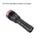 thumbnail image 3 of Soidarity Luz ultravioleta Pequeña ligereza Conveniente Linterna Antorcha Iluminación Usable Camping Senderismo Detector Lámpara Estufas de camping Negro SV51/365 Luz violeta Soidarity OD029604-01, 3 of 6