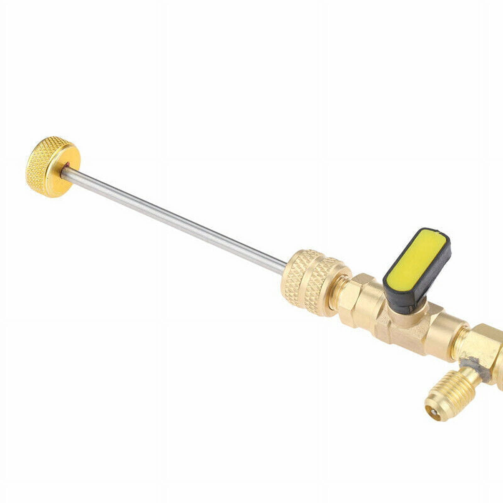 JIAHAOO Efficient HVAC Maintenance Solution: Valve Core Remover Installer Tool with Dual Size Connectors