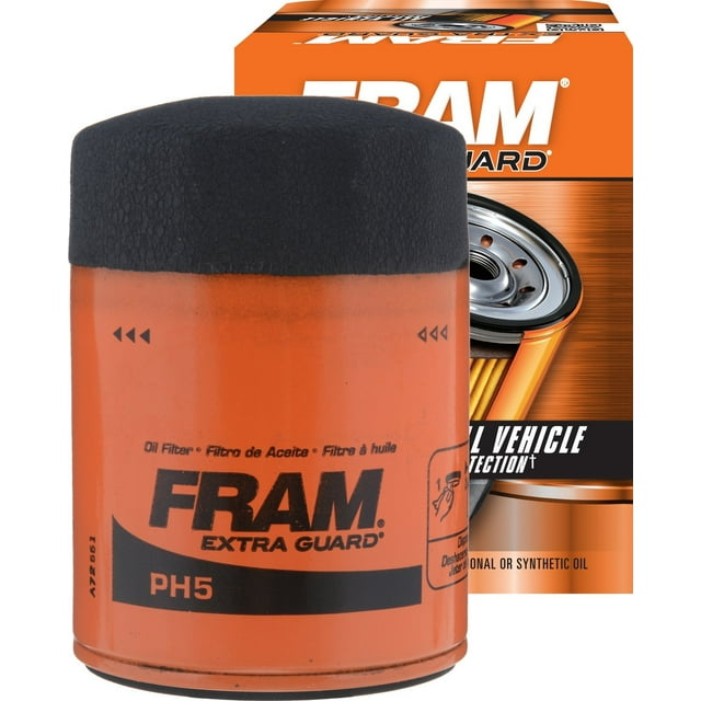 FRAM PH5 Extra Guard Passenger Car SpinOn Oil Filter