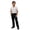 b-Black, variant on Boys School Uniform Pants for Gilrs Straight Leg Flat Front White Kids Dress Pants Comfortable Waistband with Zip Closure 11-12 Years
