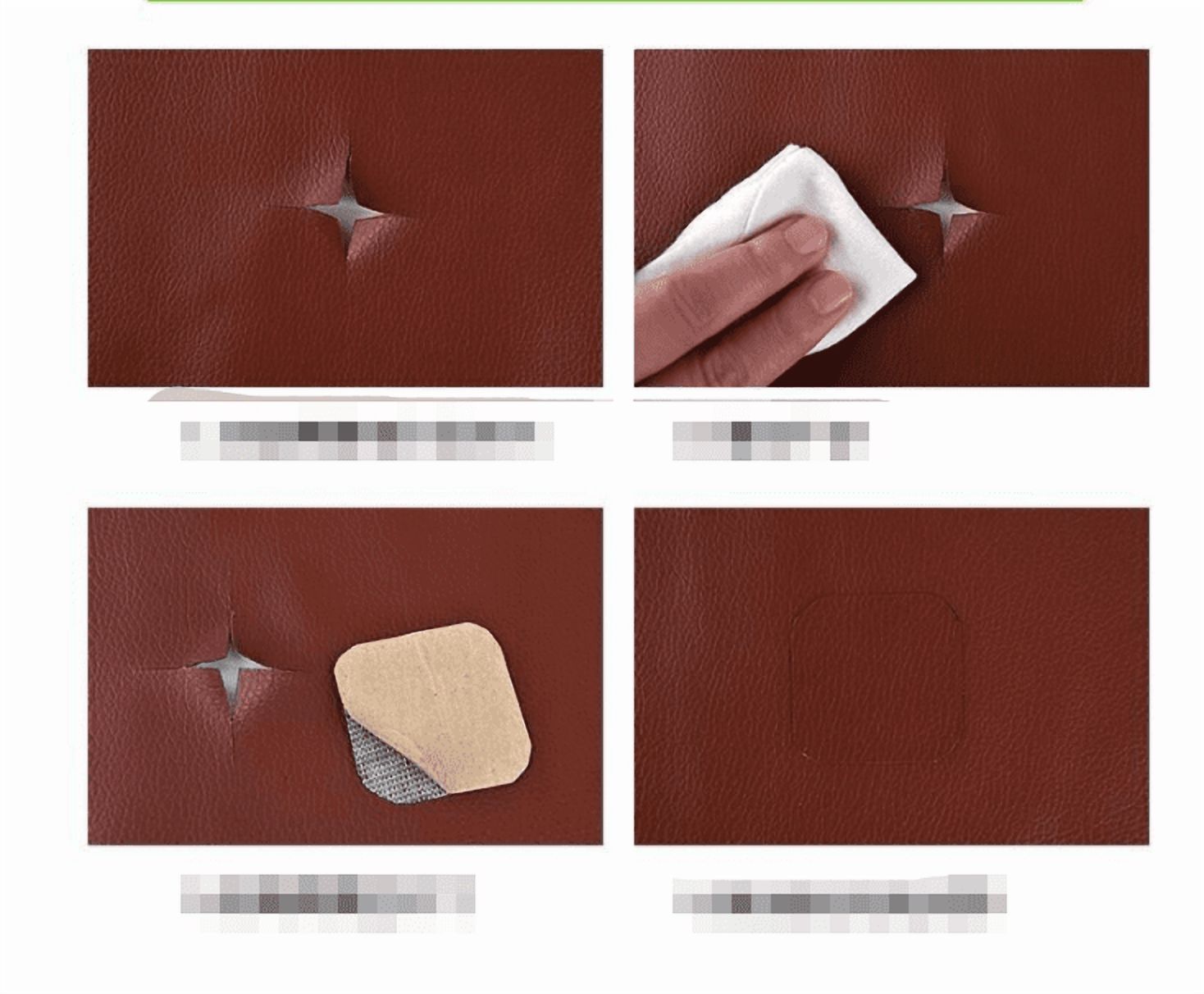 Self Adhesive Leather Repair Patch Couch Sofa Seat Chair Renovation Sticker Large Patches for Furniture 10x20cm Beige 10x20cm Beige