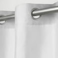 thumbnail image 3 of Exclusive Home Chateau Striped Faux Silk Grommet Top Curtain Panel Pair, 54"x108", Indigo, 3 of 4