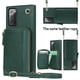 thumbnail image 2 of Funda de teléfono de cuero con cremallera para Samsung Note 20 Ultra 10 + 9 S20 FE S10 S9 Plus S10E A90, Cartera de bolsillo de lujo para mujer qiuyongming unisex, 2 of 2
