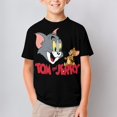 thumbnail image 6 of Tom And Jerry T-Shirts for Boys Girls, Kids 3D Print Short Sleeve, Unisex Crew Neck Tee Shirts for Youth, 6 of 9