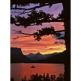 thumbnail image 2 of Terrill, Steve 15x18 White Modern Wood Framed Museum Art Print Titled - MT, Glacier NP St Mary Lake and Wild Goose Isl, 2 of 4